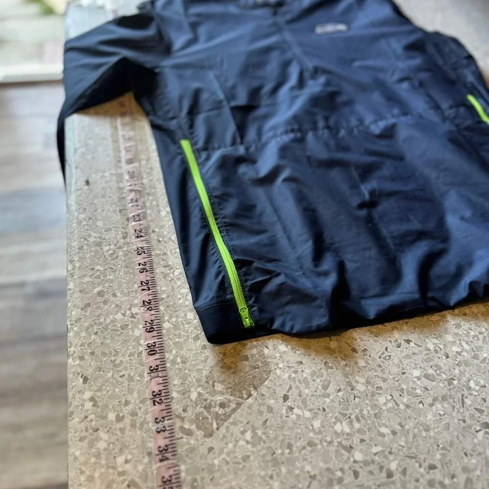 Seattle Seahawks Nike Sideline Elite Hybrid Quarter-Zip Jacket Navy Men's Medium